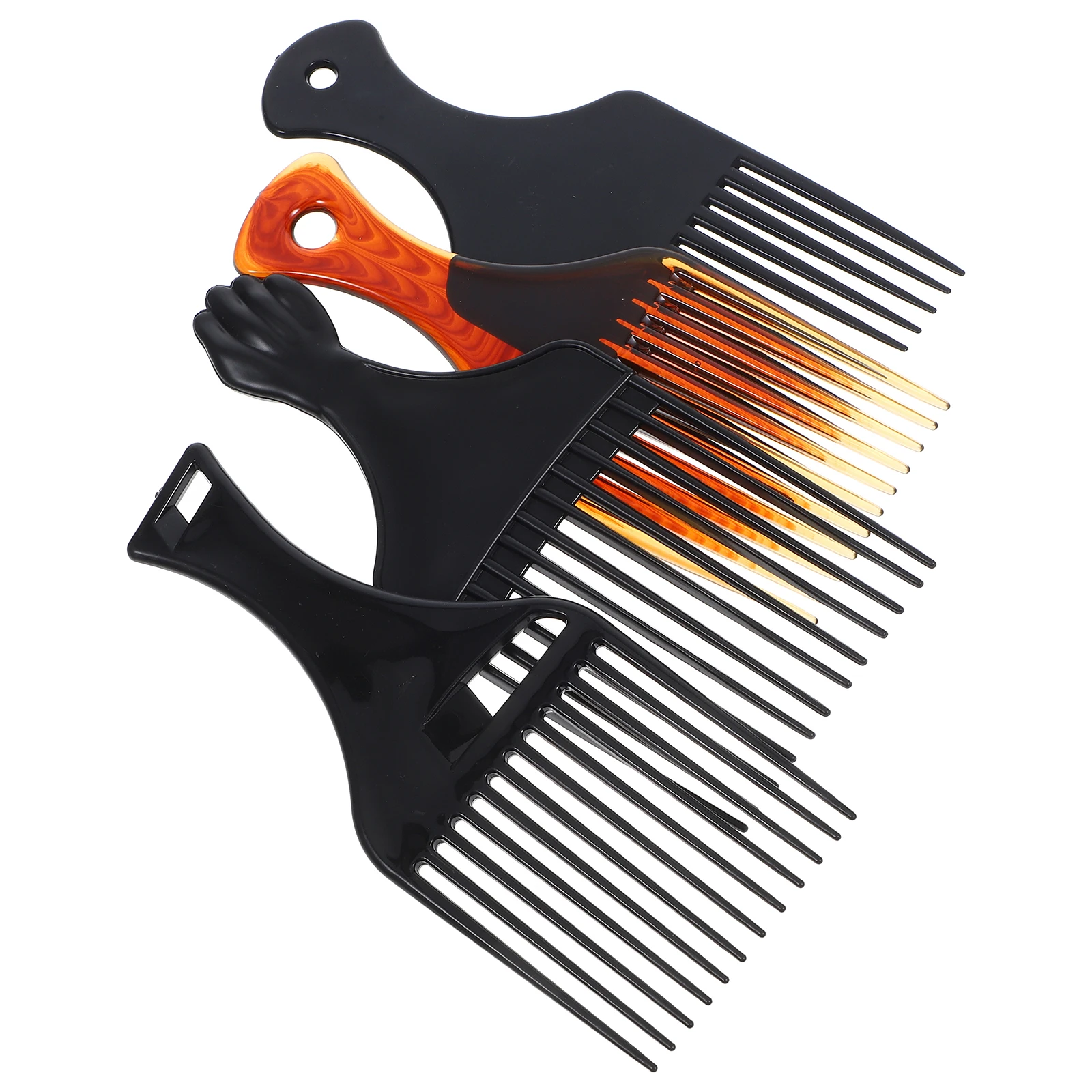 

4pcs Wide Tooth Comb for Hairdressing Styling Curly Men Salon Use Pick Picks Pick For Curly Hair For Hair