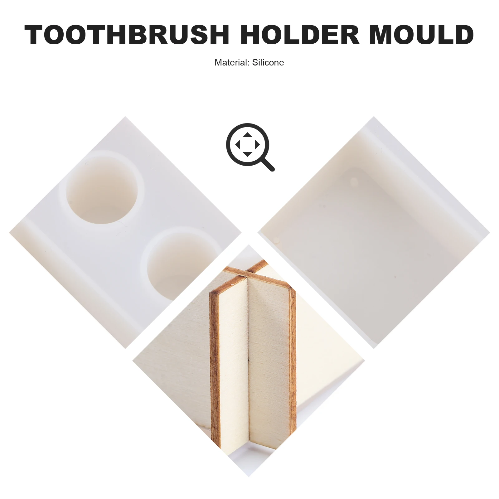 

Toothbrush Container Mold Silicone Holder Molds DIY Molds Toothbrush Storage Holder Mold Silicone Toothbrush Rack Mold