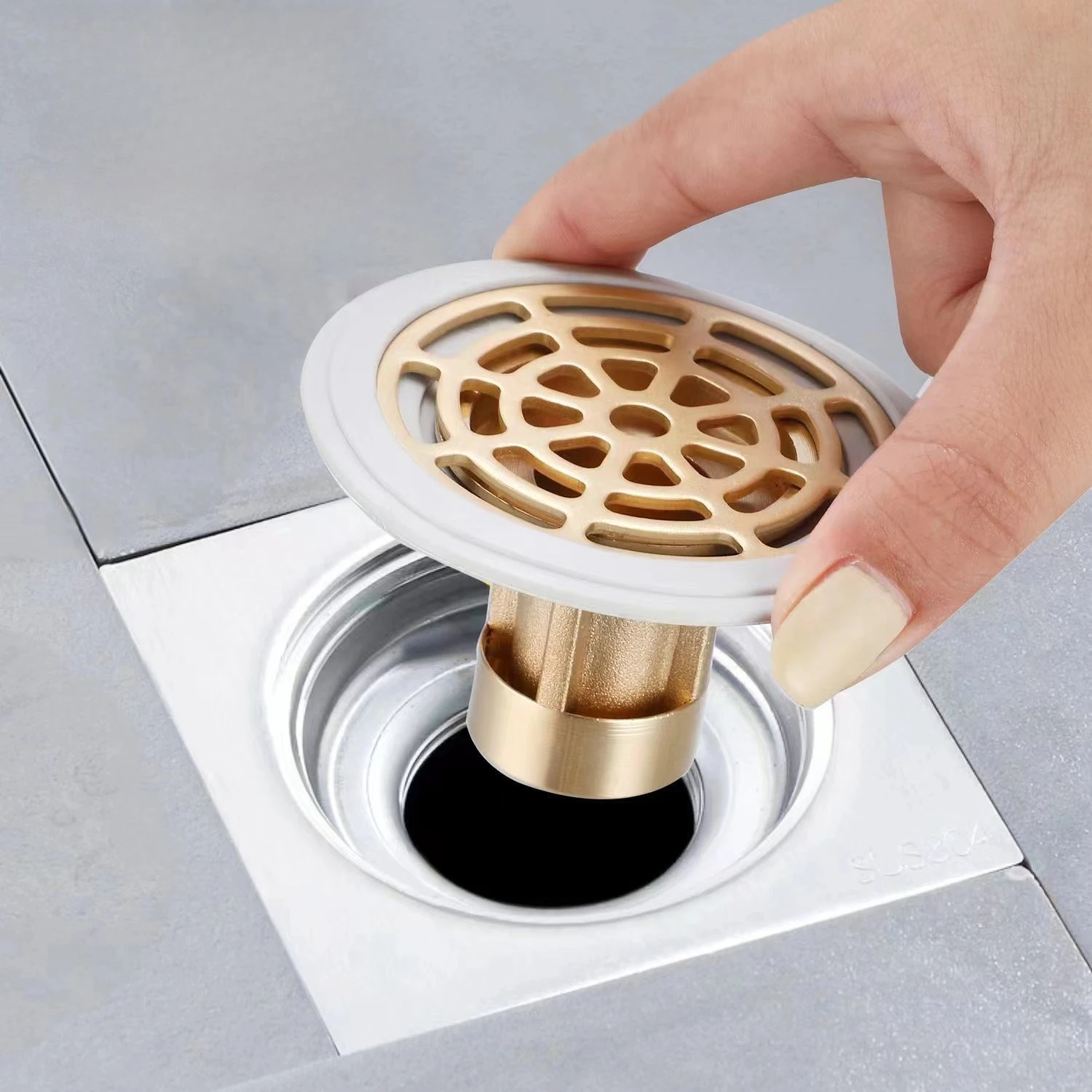 Bathroom Floor Drain Stopper Plug Drains Odor and Insect Proof Floor Drain Core Shower Sewer Filter Bathroom Accessories
