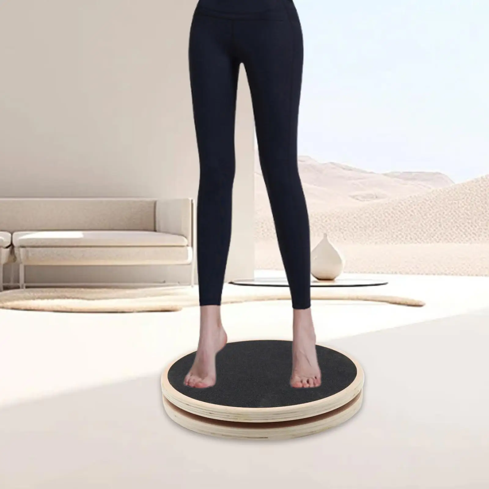 Entrenador abdominal de disco de cintura torcido de disco de cintura, tablero giratorio Ab