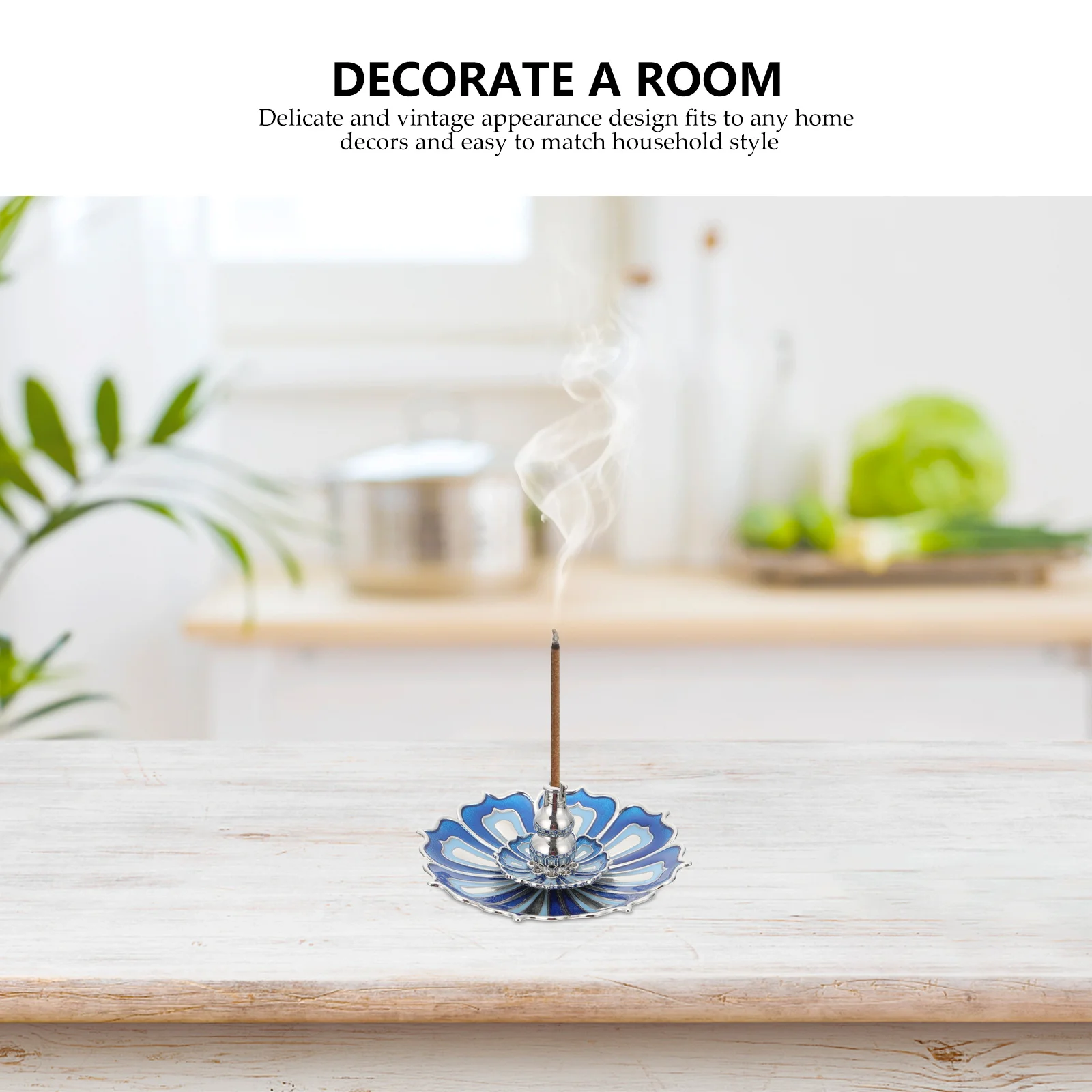 

1pc Lotus Incense Burner Vintage Censer Plate For Home Office Hotel Decor Aromatherapy Holder Incense Stick Cone Base