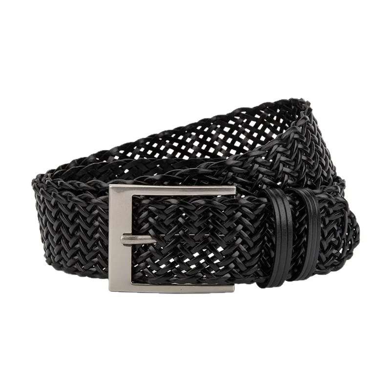 PU レザーニットベルト女性のヴィンテージコルセット女性カマーバンドコートウエストバンドドレスデクラションワイドベルト J1591