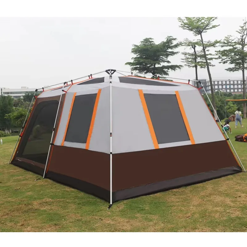 High Quality  Automatic Quick Open Waterproof 8-12  Person Family Camping Outdoor Tent