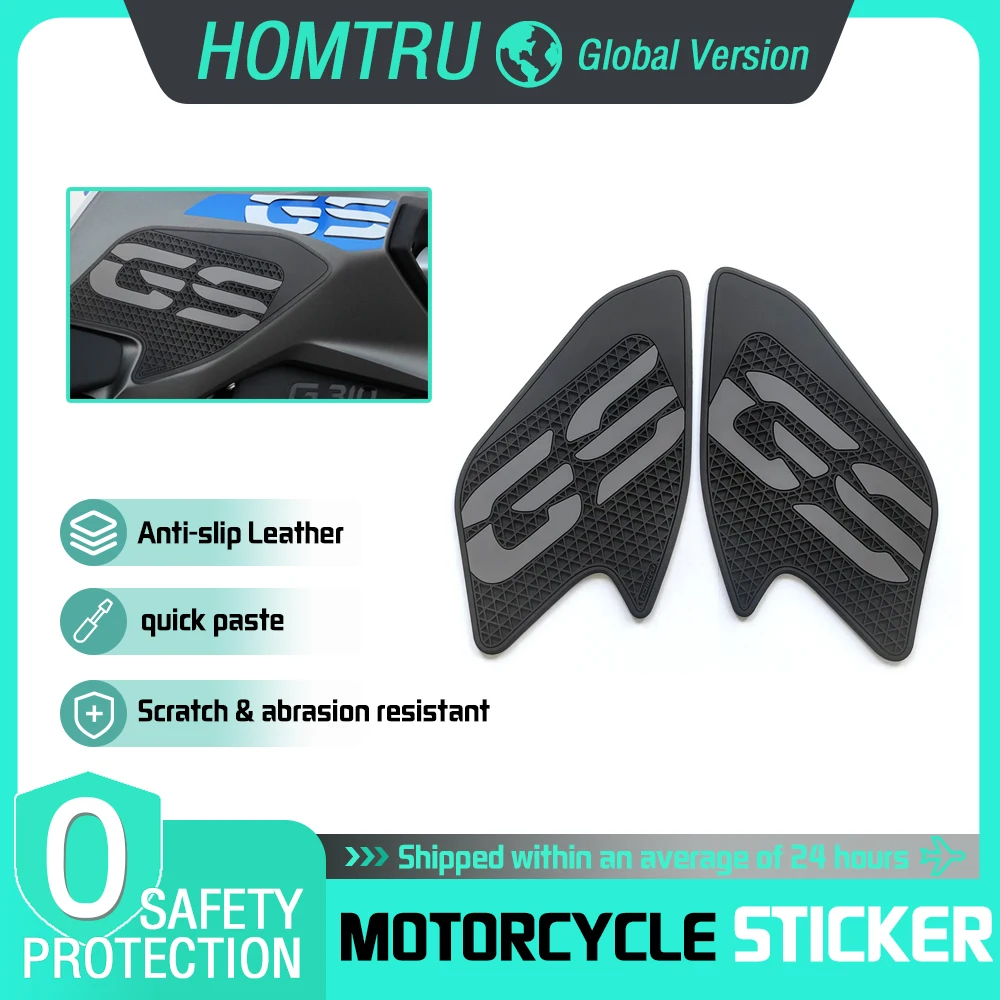 

motorcycle modification side fuel tank pad anti slip and scratch protection sticker accessories For BMW 2018-2024 G310GS