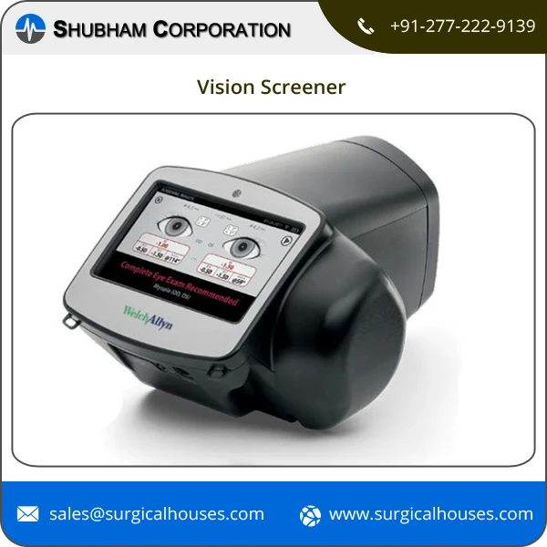 Touchscreen Display Easy to Use Handheld Portable Device Optical Instruments Vision Screener from Indian Manufacturer