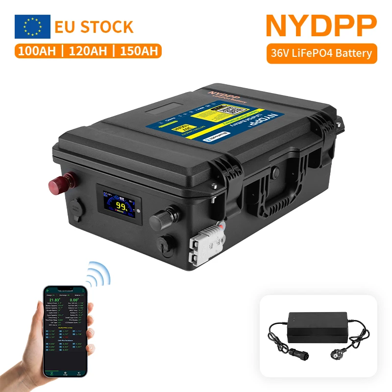 36V100AH 120AH 150AH LiFePO4 Batterie 36V Batterie 100Ah /120Ah/150Ah Lithium-Eisenphosphat-Batterie für Elektromotor, Motor