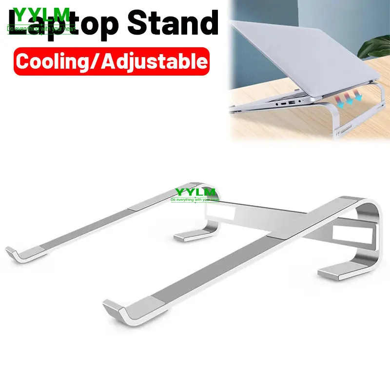 Adjustable Aluminum Laptop Stand Portable Notebook Support Holder for Macbook Pro Computer Riser Stand Cooling Bracket New