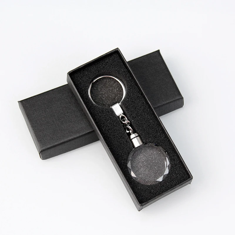 Picture 6: XTOOL Wholesale 10pcs Blank K9 Shining Round Crystal Keychain Pendant for 3D Laser Engraving with Gift Box