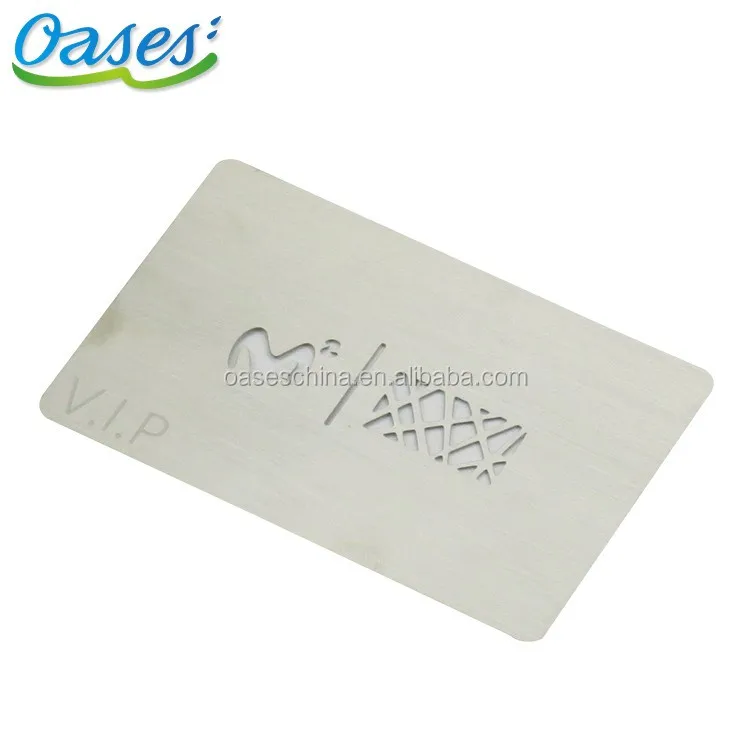 Customized query Oases Customized Chip Steel Metal Business Card From China Supplier Credit Card Size Nfc Metal Blank Engraving