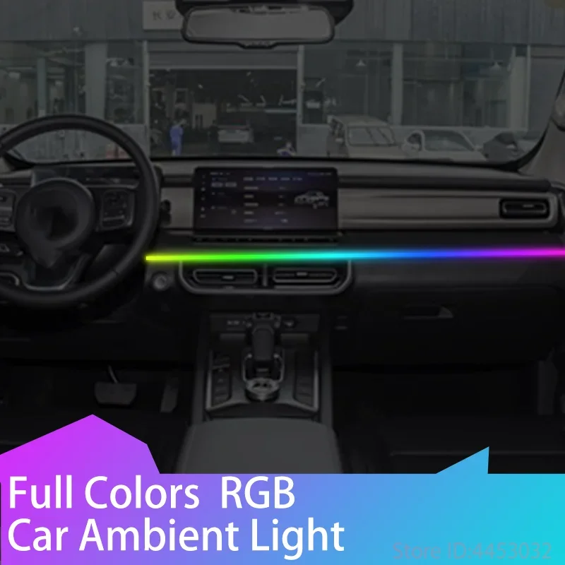 

Для Great wall Wingle 5 7 M4 Voleex C30 Автомобильная фотолампа внешнее освещение RGB Скрытая лампа 64 цвета USB App дистанционное управление 1,1 м