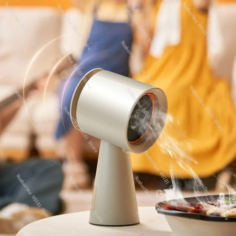 Portable Desktop Kitchen Range Hood, Cooking Oil Fume Purifier with Carbon Filter, Household Air Cleaner