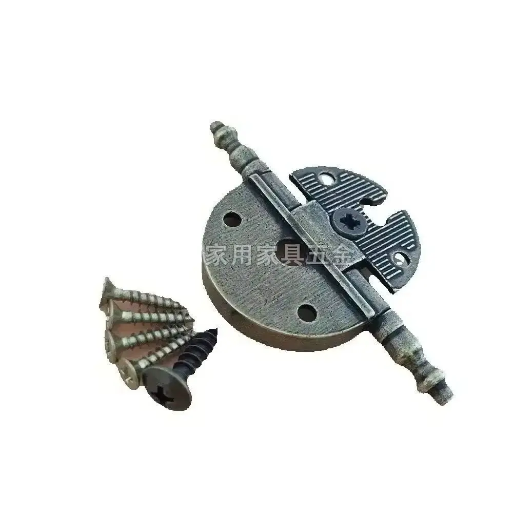 

Классические металлические мебельные петли под старину, 2 шт., для шкафов, гардеробов, книжных шкафов, деревянных ящиков, подарочных коробок + винты