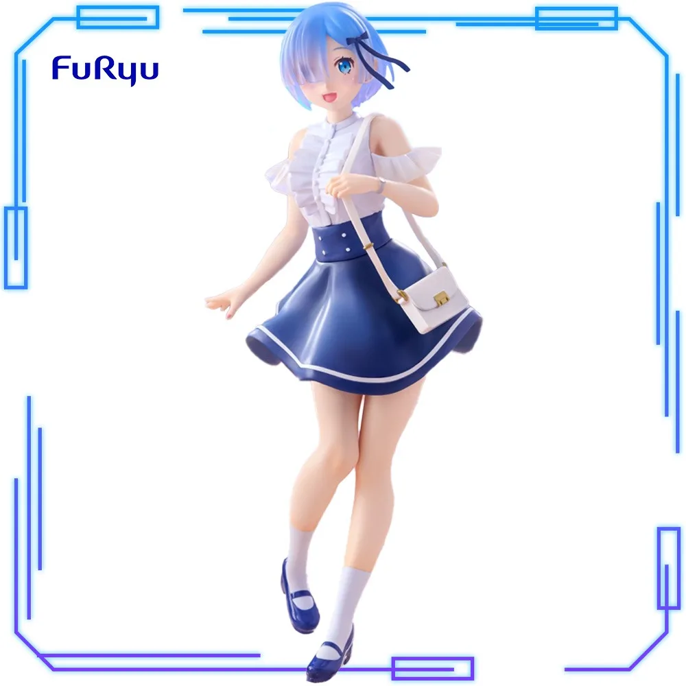 

В наличии FuRyu Original Genuine Re: Life A Different World From Zero Trio-Try-iT Фигурка Rem Планировщик свиданий 21 см Модель игрушки в подарок
