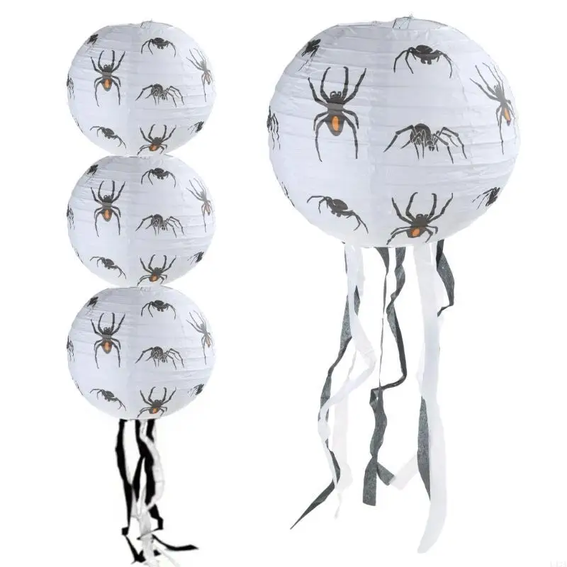 L43A Halloween Party Supplies 10inch Halloween Paper Lanterns Perfect for Home Decorations and Themed Parties,Supply