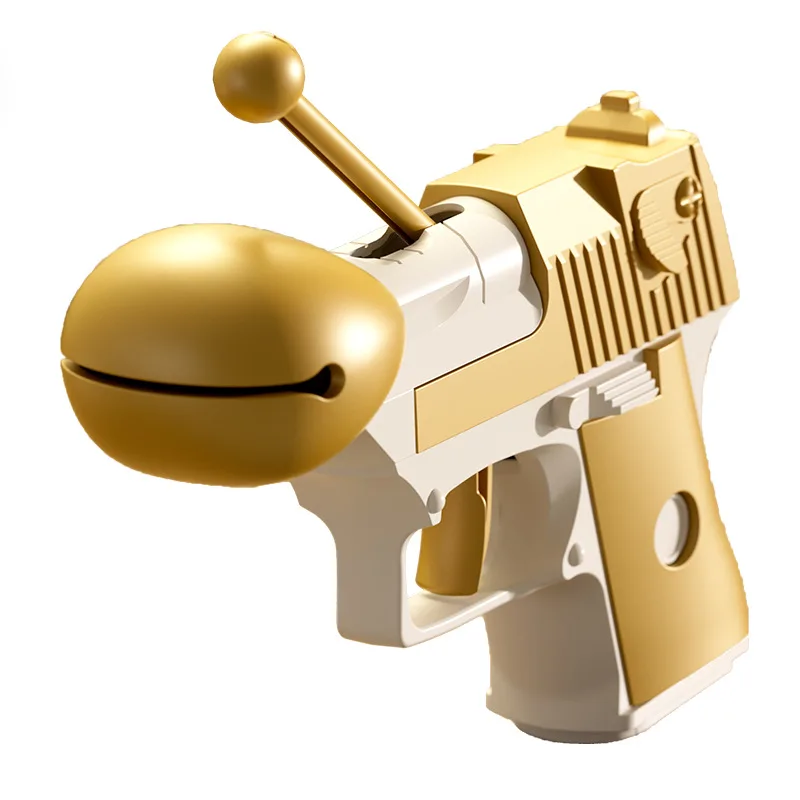 

Wood fish radish gun decompression toy personality new strange toy praise merit