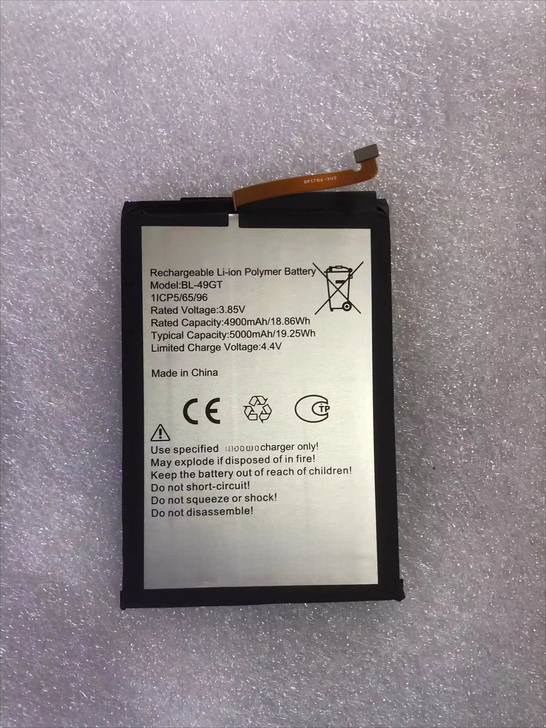 For TECNO BL-49CX/49GT/49FX/49 mobile phone battery 6000mah