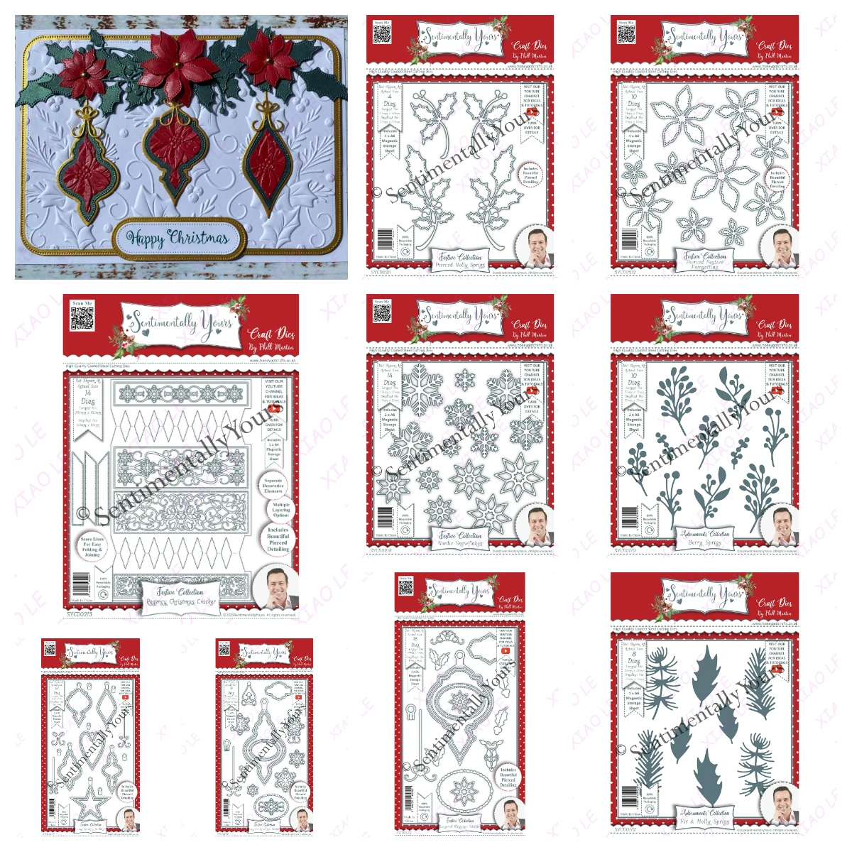 

Christmas Fir & Holly Sprigs Metal Cutting Dies 2025 Arrival New Cut Die Various Card Series Scrapbook DIY Paper Craft