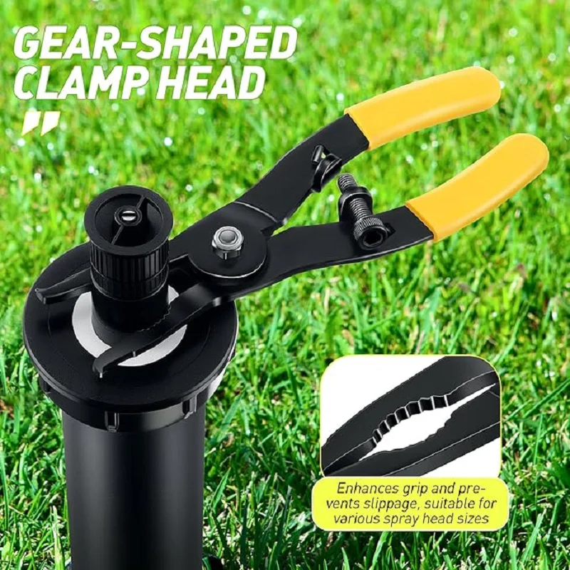 Sprinkler Head Pull Up Tool Set, Rotor Adjustment Screwdriver for Lawn Irrigation System Repair, Universal Pop-Up Sprinkler Tool