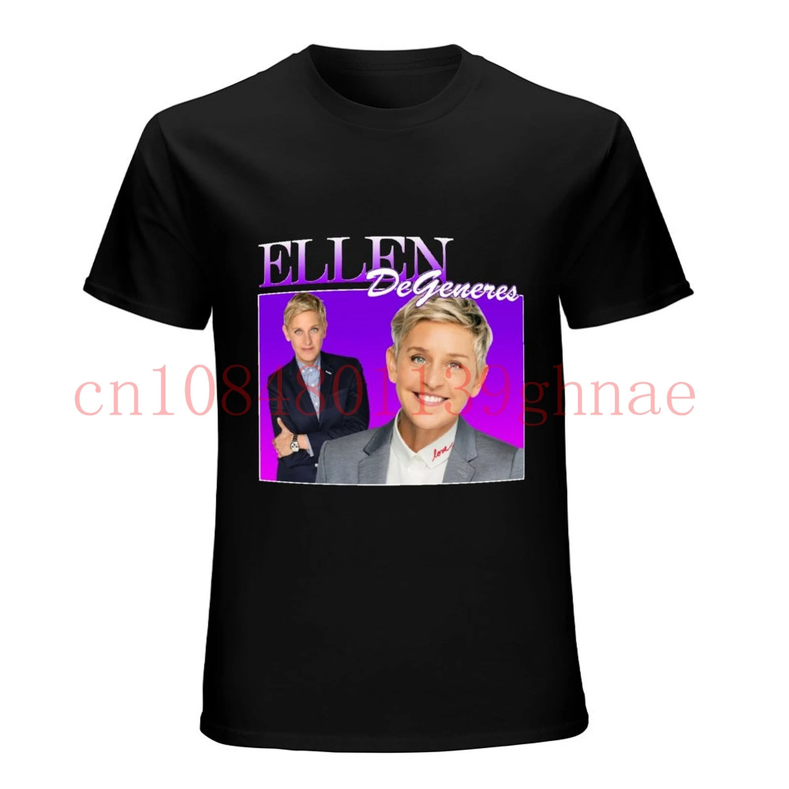 Men Shirt Ellen DeGeneres Retro Art Women tshirt