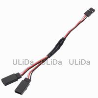 2pcs 30cm Y Extension Lead Wire Cable Universal for RC Battery Servo ESC Futaba JR Quadcopter 300mm Y Cable