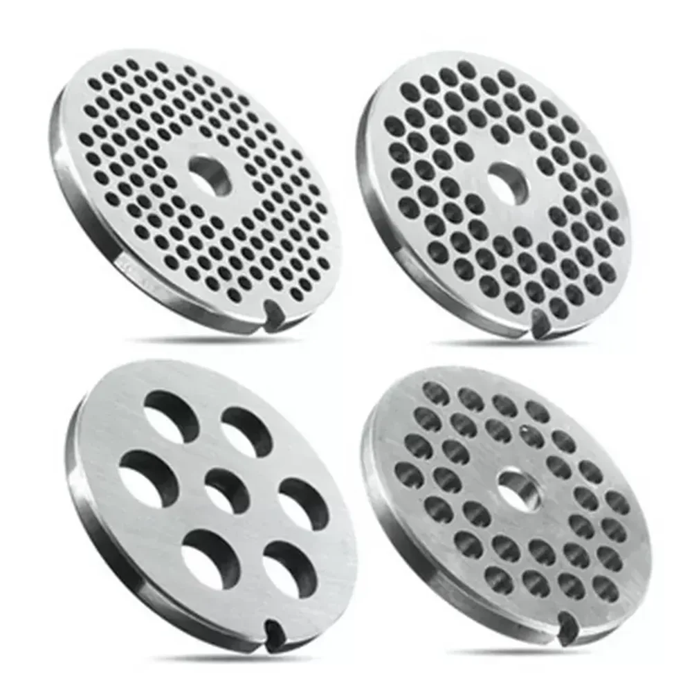 Customized Meat Grinder Parts 420 Stainless Steel Meat Mincer Auger Screw Plate Cross Blade Commercial Meat Grinder Spare Parts