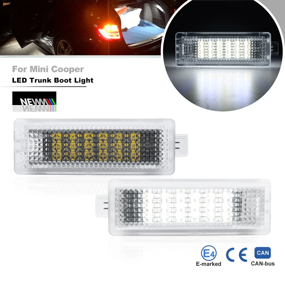 LED 트렁크 조명, 고의의 인테리어 램프, 캔버스 비머 글러브 박스 램프, 미니 쿠퍼 R50 R52 R53 R55 R56 R57 R58 R59 F55 F56 F57 용 썸네일 7