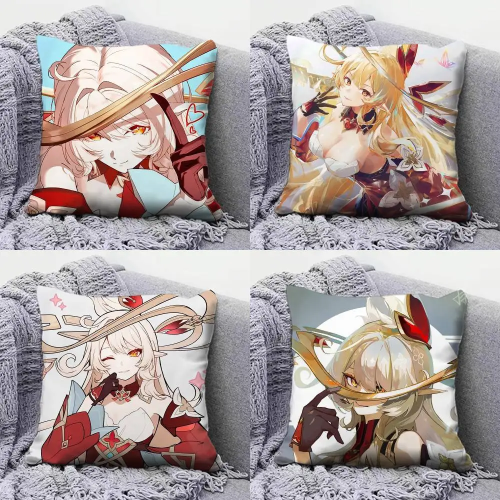 

Genshin Impact Alice Pillow Covers, Home Sofa Cushion Covers and Aecorative Custom