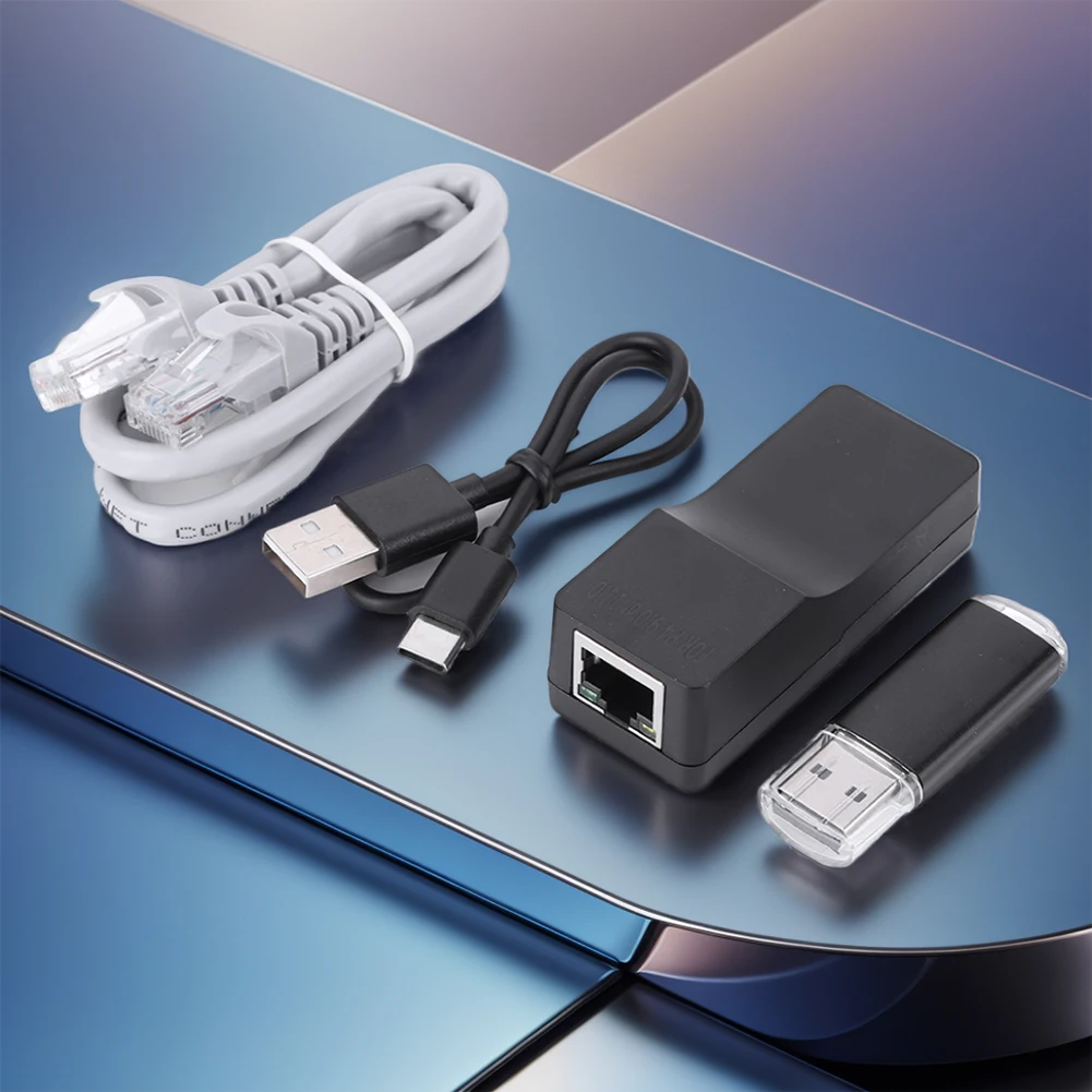 One-Key JB Tool Mod Kit USB Dongle JB USB Adapter with Ethernet Type-C Cable Kit USB Dongle JB Tool for PS4 FW 9.0 11.0 System