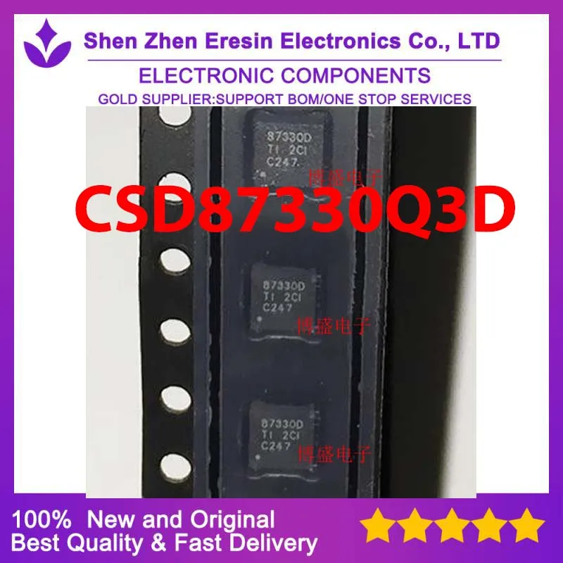 Free shipping 10PCS/LOT CSD87330Q3D SN74LVC1G04YZPR 74AUP1G34GX CAS24S128C4ATR DMP2104LP-7 FAN48614BUC50X  New and original