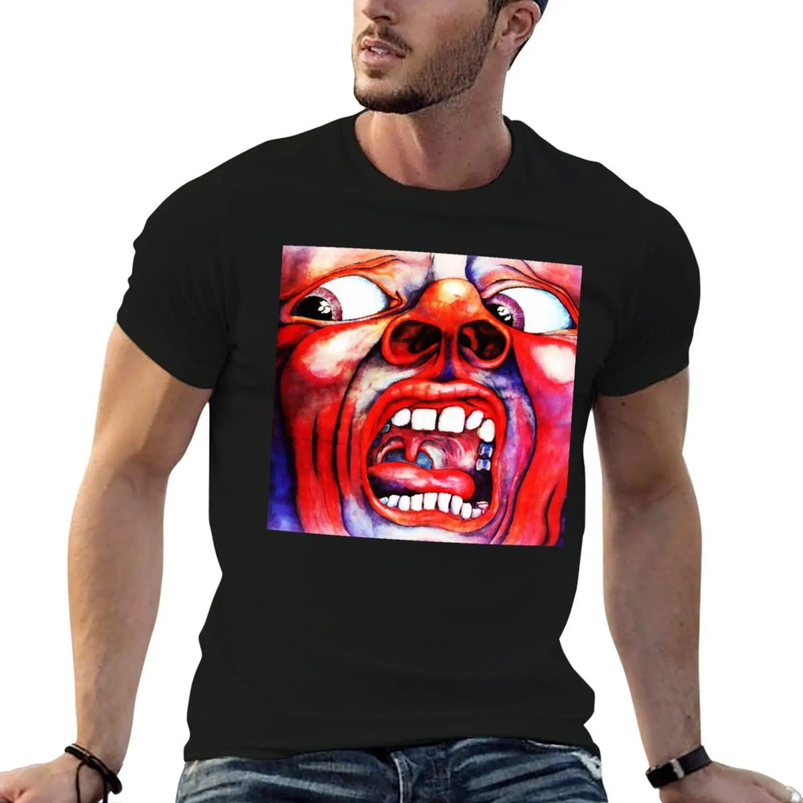 

lambegede king crimson, king crimson phone skin For Fans T-Shirt man t shirt graphic man t shirt cotton T-Shirt