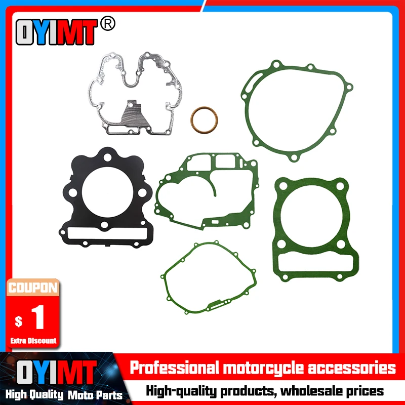 

Cylinder Head Overhaul Gasket Mat Set for Honda XR250R XR250L CBX250S XL250R XLR250R XR250 CBX250 XL250 XLR250 XR CBX XL XLR 250