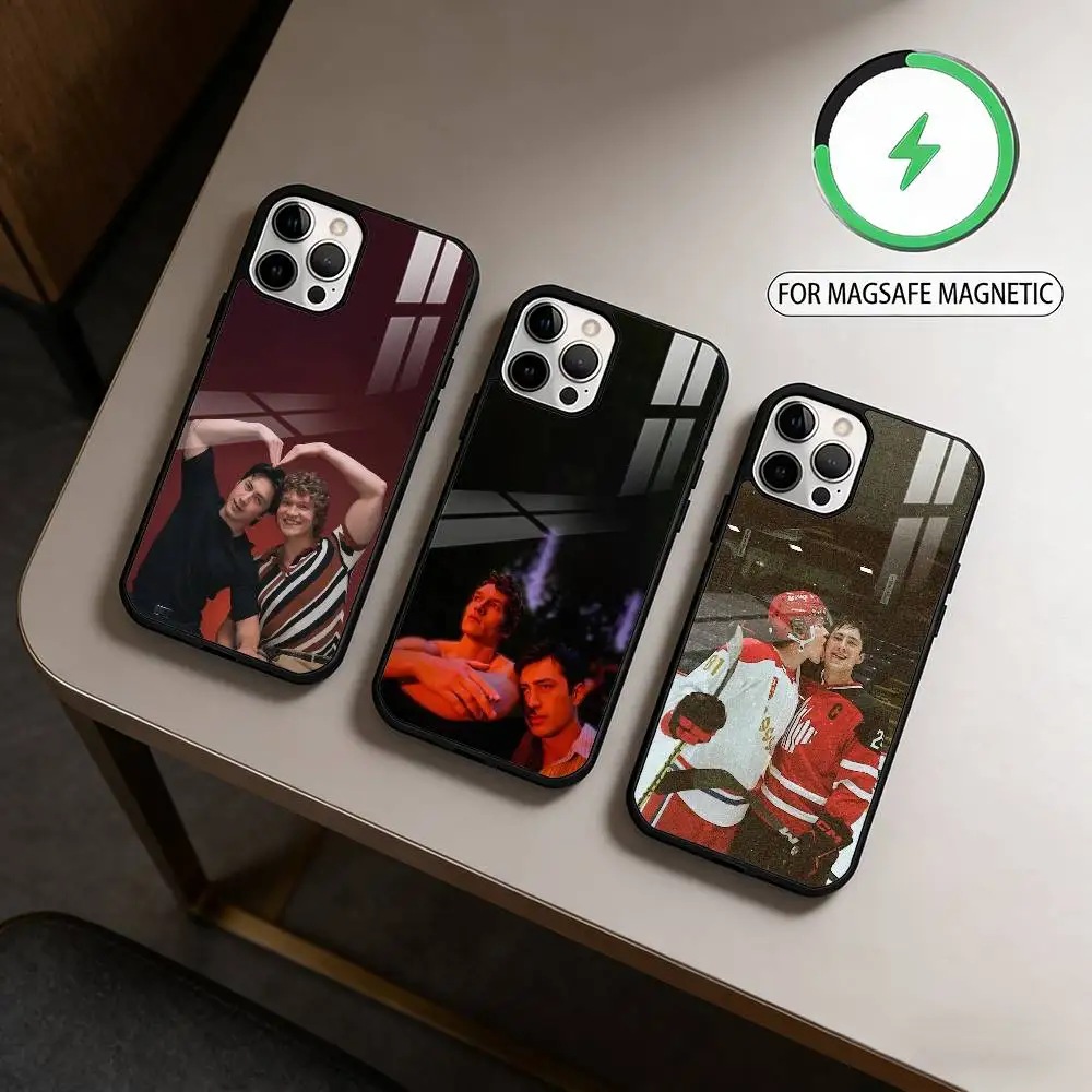 

H-Heated R-Rivalry Phone Case For iPhone17,16,15,14,13,12,11 Plus,Pro Max Magnetic For Magsafe Wireless Charging