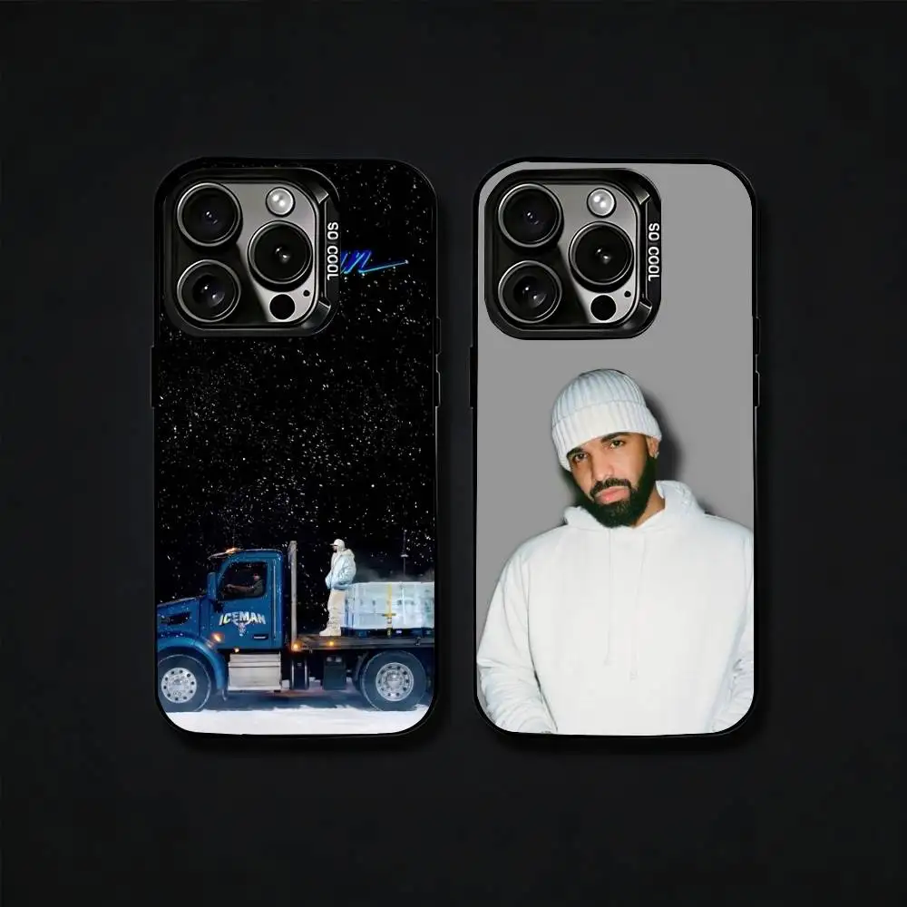 

Trendy Rapper Drake ICEMAN Phone Case For iPhone17, 16,15,14,13,12 Pro Max Black Candy Matte Shockproof Cover