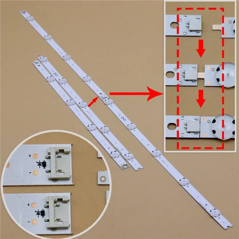 LED Backlight Strips For 43UH656V 43UH661V 43UH668V 43UH671V 43UH676V Bars 43