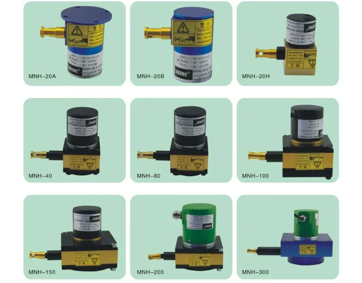 MINIO MNH400-1000MM-G Absolute/Relative Value Encoder Output Rope Displacement Sensor Rope Scale