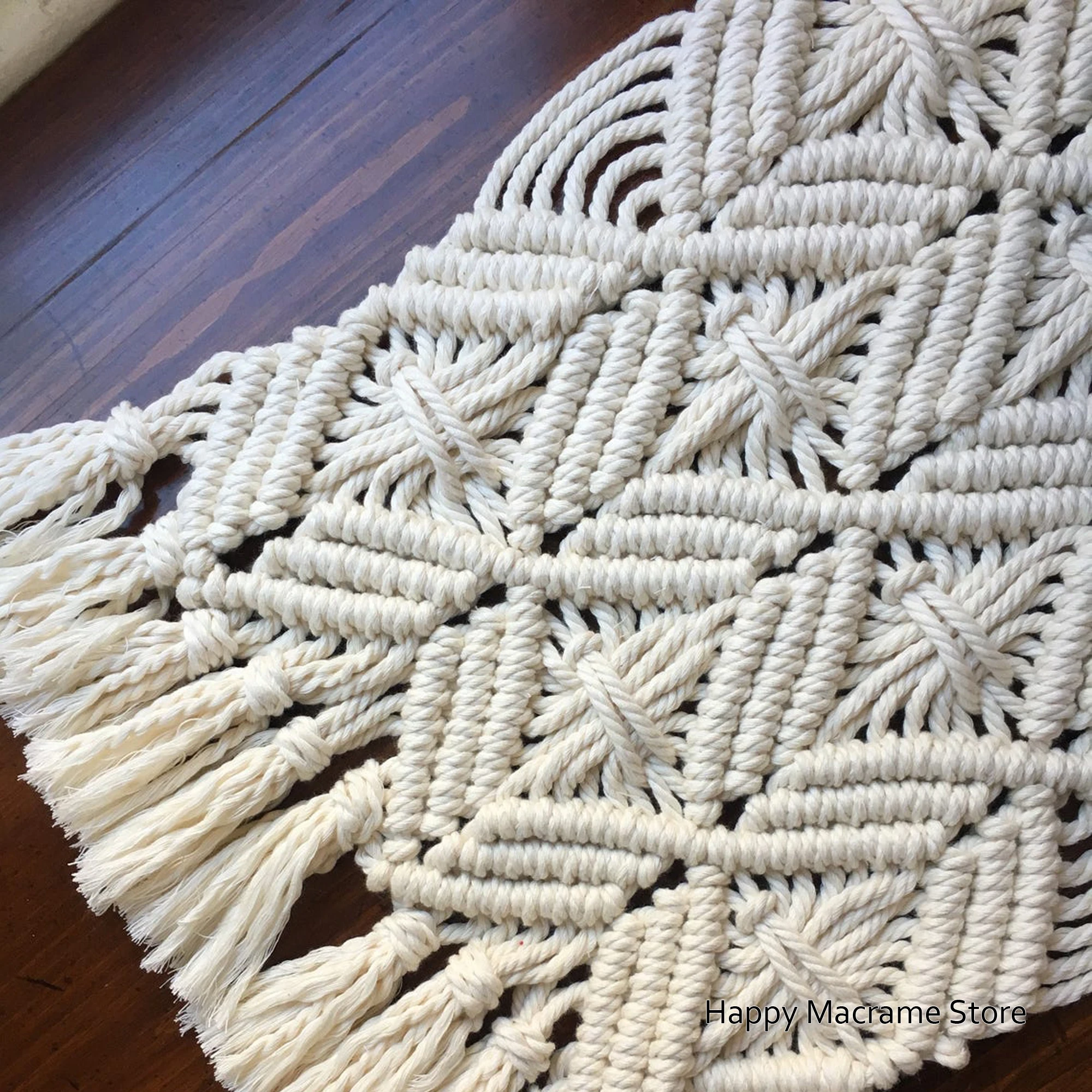 Macrame Table Runner Dining Room Macrame Table Runner Macrame Place Mat Boho Home Decor Modern Macrame Table Decor