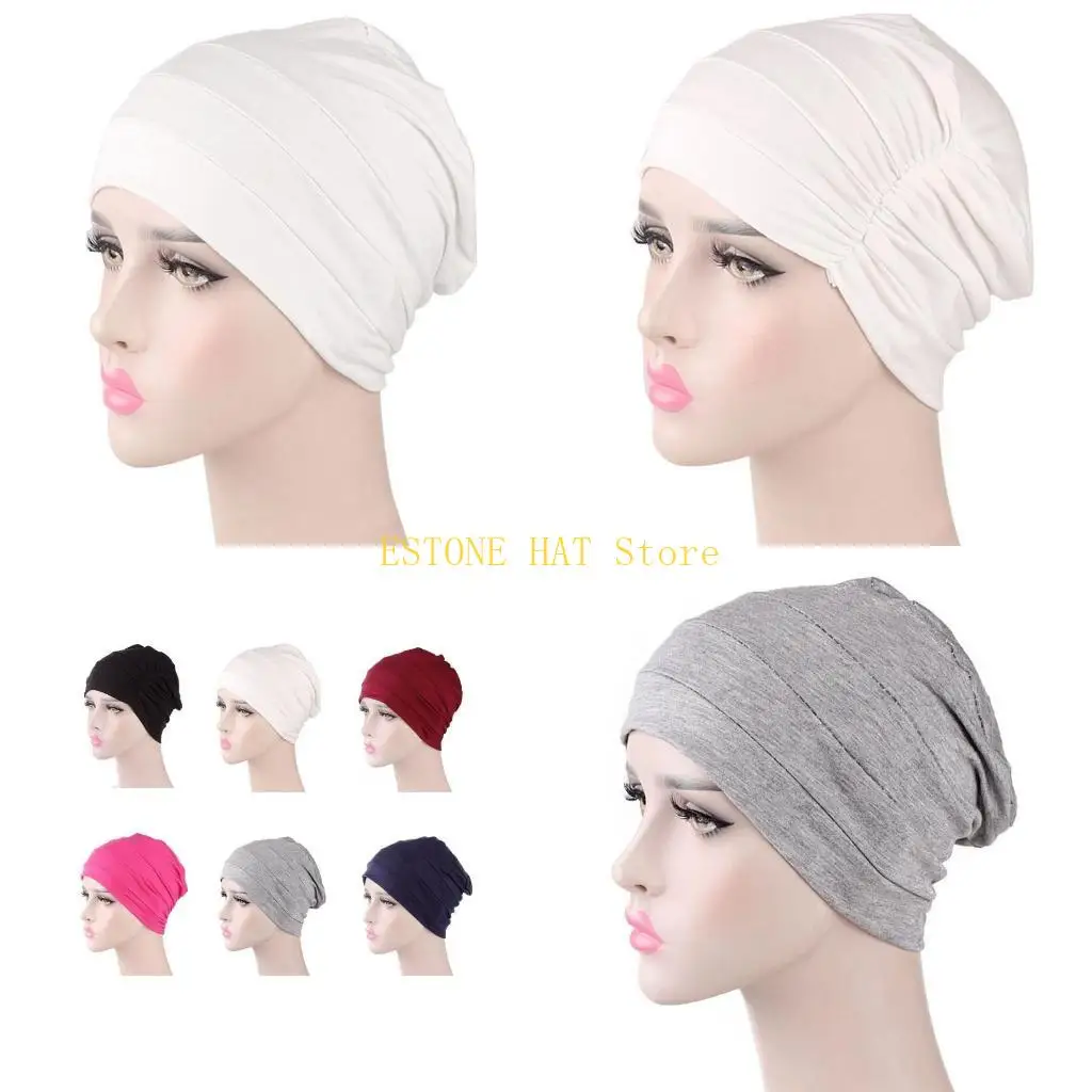 

49MF 2018 New Cotton Unisex for Cancer Hair Loss Sleeping Chemotherapy Hat