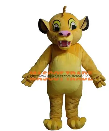 Nuovo adulto Halloween natale carino Masoct leone Mascotte Fancy Cartoon Mascotte Costume peluche Fancy Dress Costume della Mascotte