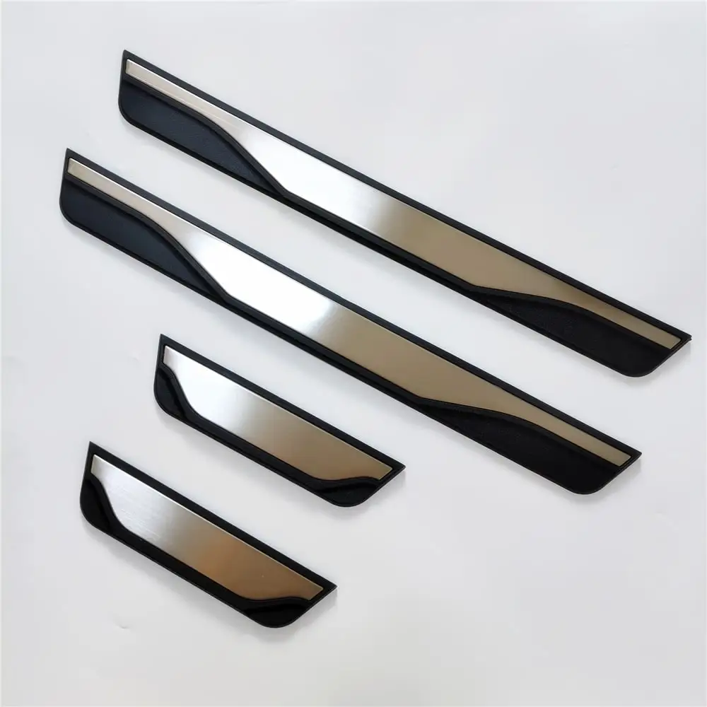 

For Mitsubishi Outlander 2007-2023 Car Styling Door Sill Scuff Plate Trim Stainless Threshold Pedal Protect Stickers Accessories