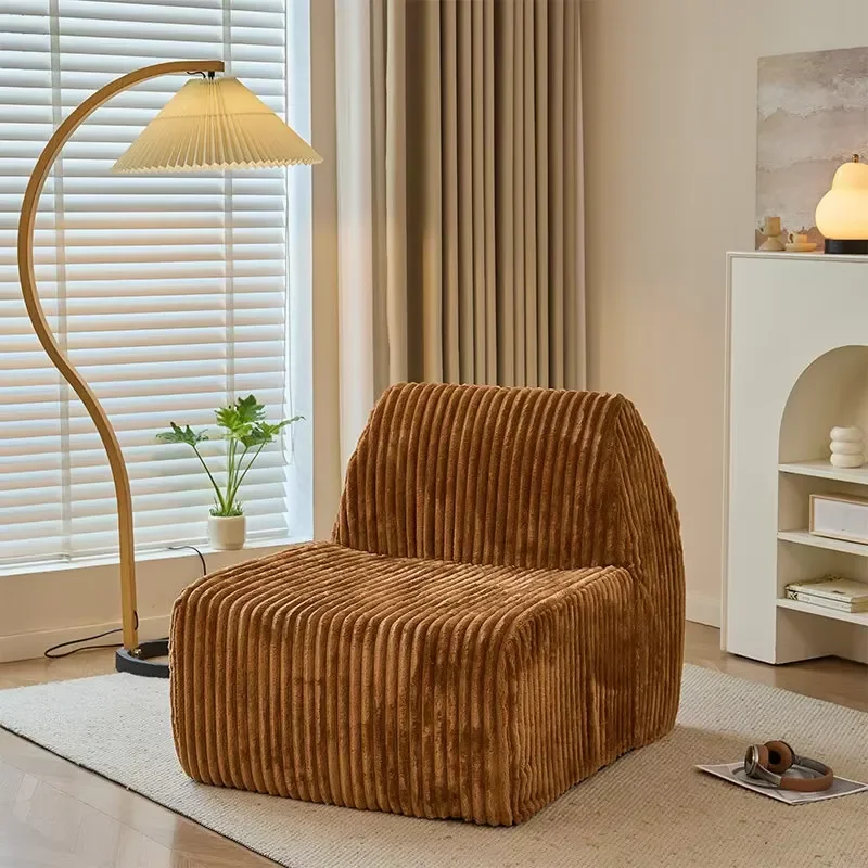 Modern Boneless Single Sofa Chair Vacuum Sealed Packaging Lazy Compression Box for Living Room Wholesale