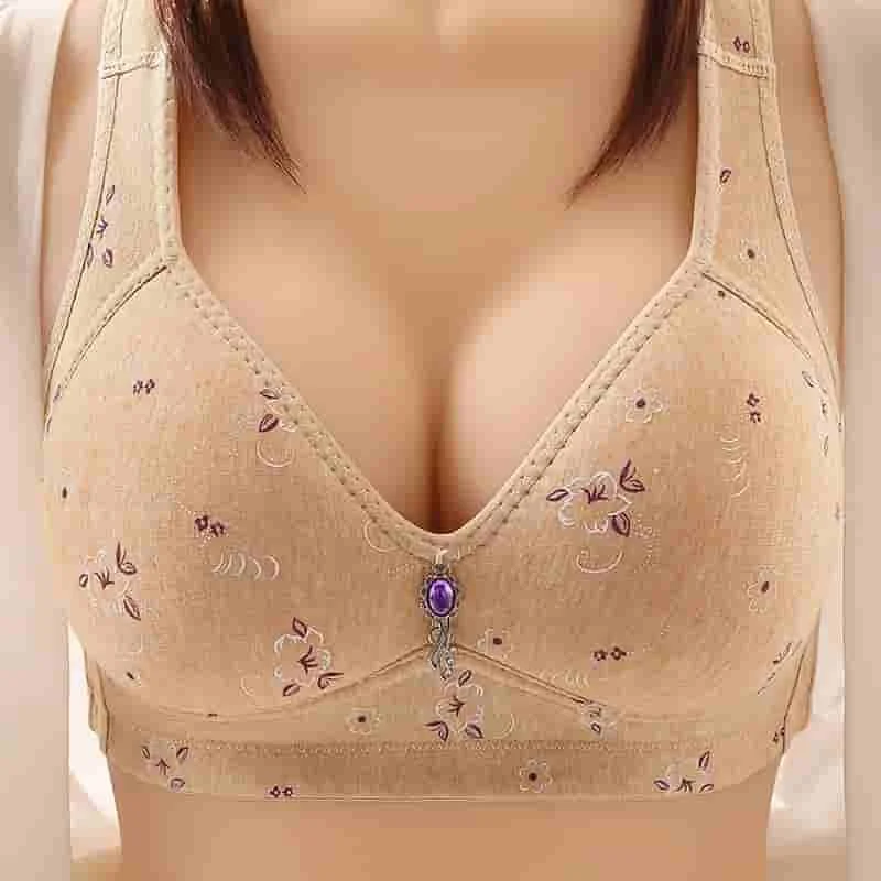 Women Underwear Wire Free Comfort Push Up Bras Female Sexy Lingerie Soft Thin Breathable Black Bralette Soft And Comfortable Bra