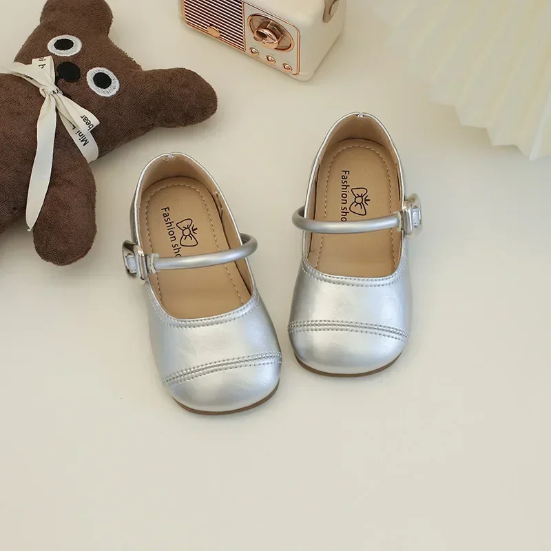

Children PU Leather Shoes for Girls Spring Autumn New Fashion Elegant Comfortable French Style Mary Jane Casual Loafer