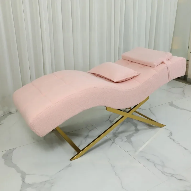 

Beauty Salon Furniture Velvet Beauty Bed Facial Massage Tattoo Embroidery Bed Beauty Salon Special Eyelash Bed