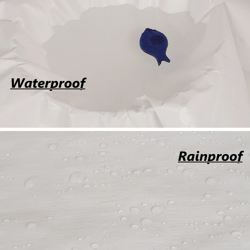 0.32mm PE White Rainproof Cloth Garden Tarpaulin Outdoor Awning Shading Sail Boat Waterproof Cover Truck Canopy Ground Sheet