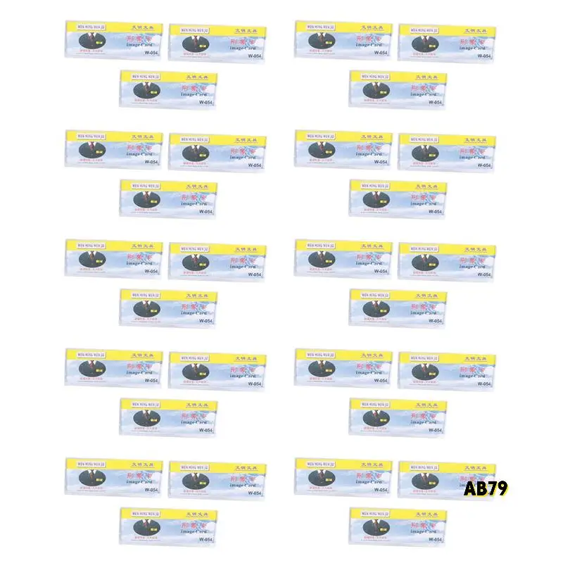 กิ๊บติดป้ายชื่อพลาสติกแข็งใส 30 ชิ้น