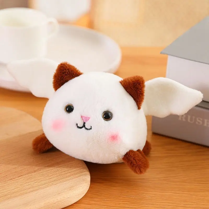 new Funny Cute drawstring doll can wag its tail  little pig doll panda doll children's plush toy pig little panda rabbit