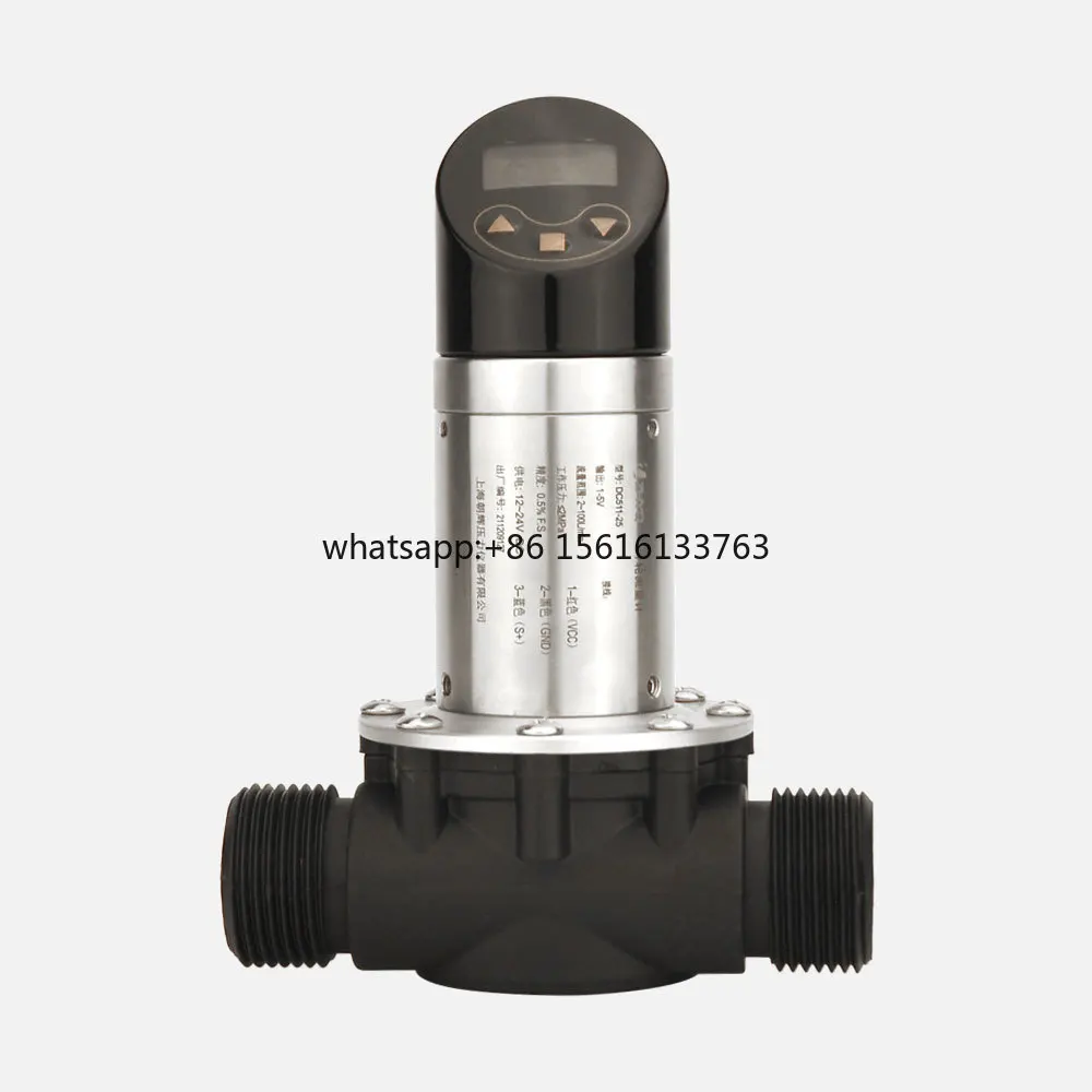 

Thread Mounted Impeller Turbine Flowmeter Flow Sensor OEM SS304 for Air Gas Liquid Water Oil