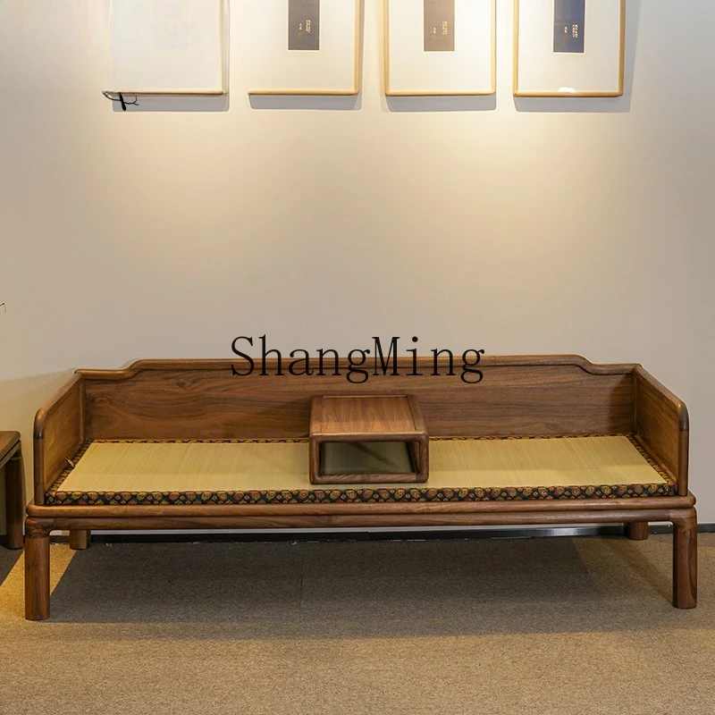 

ZYY new Chinese black walnut zen princess medium and small apartment office sofa chair