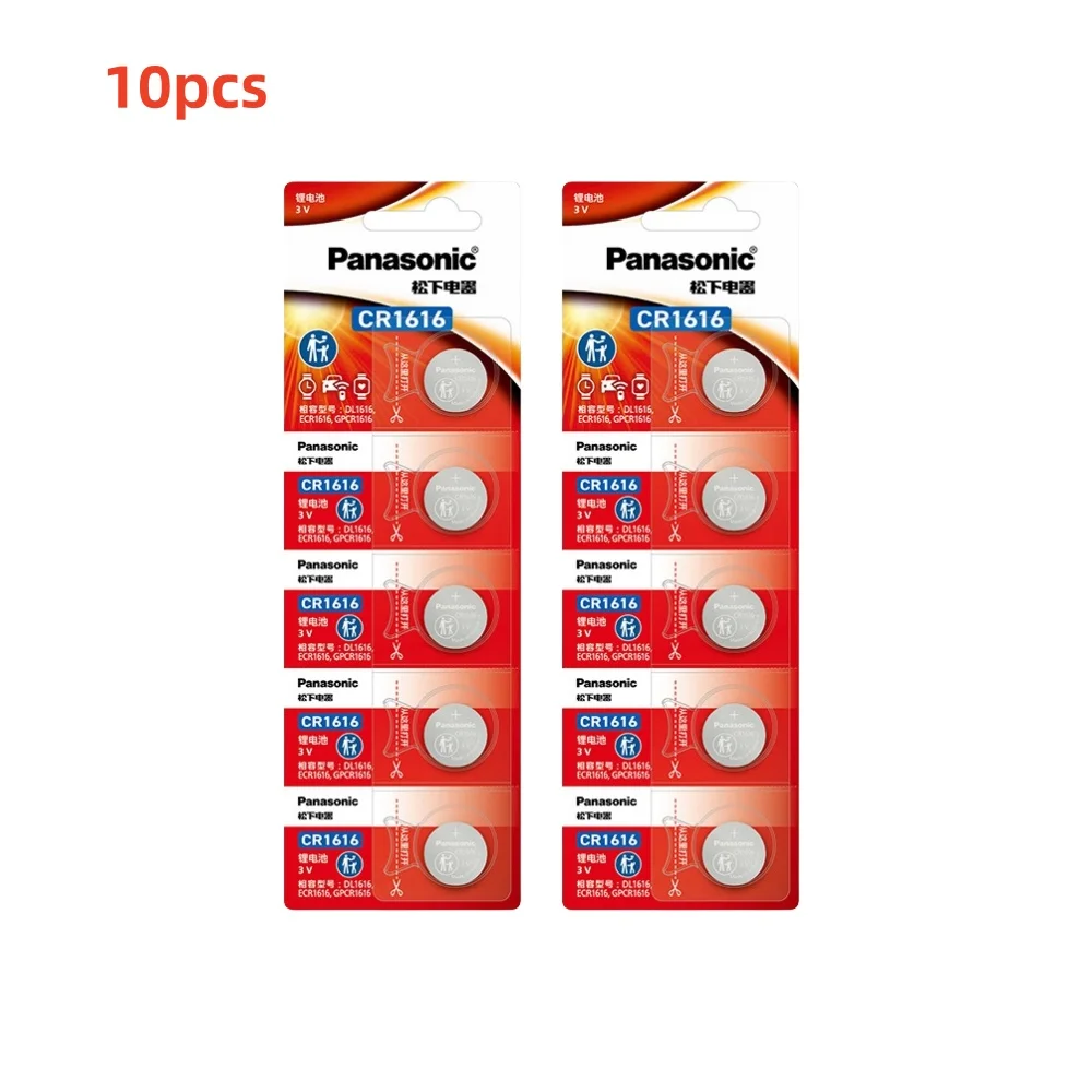 

2-50PCS Original Panasonic CR1616 Button Coin Cell DL1616 5021LC CR 1616 3V Lithium Battery For Watch Remote Calculator Car Key