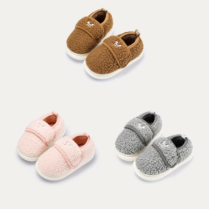 

Веселый Марио, зимние детские уличные хлопковые тапочки для девочек и мальчиков, домашние домашние тапочки